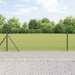 Aed koos postidega hall 0.4 x 25 m pvc kaetud teras
