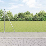 Aed koos postidega h&otilde;bedane 1.6 x 10 m pvc kaetud teras