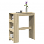 Baarilaud riiulitega, sonoma tamm, 90x40x103,5 cm, tehispuit