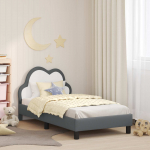 Laste voodiraam peatoega peaga Helehall 80 x 160 cm PU