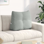 Seljatugi padi helehall 60 x 24 x 50 cm samet