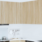 Seinakapp sonoma tammes ja valges 57 x 57 x 100 cm tehispuit