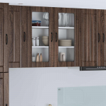 K&ouml;&ouml;gikapp pruun tamme 80 x 31 x 80 cm tehispuit