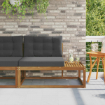 V&auml;lim&ouml;&ouml;bel L&otilde;pu Diivan padjaga Neutraalne 115 x 83 x 73 cm