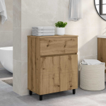 Vannitoa peegelkapid Artisan tamm 60 x 35 x 80 cm Tehispuit