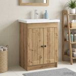 Vannitoa all oleva kraani kapp Artisan tamm 56 x 37,5 x 81 cm