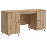 Laud riiuliga uksega Artisan tamm 142,5 x 50 x 75 cm Tehispuit