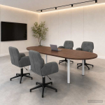 P&ouml;&ouml;rlevad kirjutuslauatoole 4 tk 54 x 55 x 90 cm Tumehall Samet
