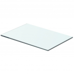 Klaasist riiuliplaat 40 x 20 cm l&auml;bipaistev