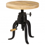Lisalaud 45 x (45&ndash;62) cm, toekas mangopuit ja malm