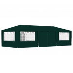Professionaalne peotelk k&uuml;lgseintega, 4x9 m, roheline 90 g/m&sup2;