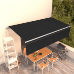 Automaatne varikatus rulooga, 6 x 3 m, antratsiit