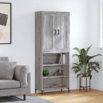 K&otilde;rge kapp, hall sonoma tamm, 69,5 x 34 x 180 cm, tehispuit