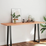 Lauaplaat, helepruun, 160 x 60 x (2&ndash;4) cm, t&ouml;&ouml;deldud t&auml;ispuit