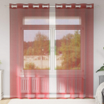VOILE KARDINAD KOOS R&Otilde;NGASTEGA 2 TK WINE RED