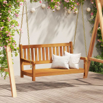 Kiikpink pruun 110 x 56 x 58.5 cm tugev akatsiapuu