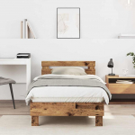 Voodiraam peatsiga Vana puit 193 x 95 x 88 cm Tehispuit
