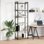 Raamatukapp Sonoma tamm 60 x 30 x 189,5 cm Tehispuit