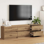 TV &Uuml;ksused 2 tk K&auml;sit&ouml;&ouml;puu 180 x 34 x 50 cm Tehispuit