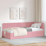 Nurgavoodi raam peaga Roosa 90 cm x 190 cm Samet