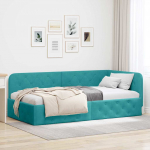 Nurga voodiraam T&uuml;rkiis 90 x 200 cm Samet