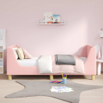 Laste voodiraam peatoega peaga Roosa 80 x 160 cm Lammaste riie