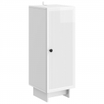 Kapp K&otilde;rgl&auml;ikega Valge 33 x 34,5 x 90 cm T&ouml;&ouml;deldud puit