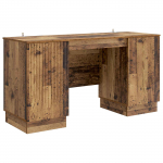 Laud riiuliga uksega Vana puit 142,5 x 50 x 75 cm Tehispuit
