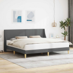 Voodiraam peatsiga Tumehall 180 x 200 cm Samet