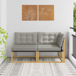 Sektsionaalne diivan padjaga Valge 162,5 x 83 x 73 cm