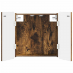 Dartboardi kapp ZWOLLE Suitsutatud tamm 52,5 x 10,5 x 57,5 cm