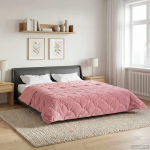 Talve tek Roosa 240 x 260 cm Mikrokiud ja Teddy villa