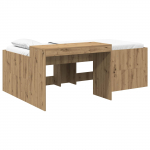 Laste K&otilde;rge Voodi Raam Lauaga Artisan tamm 75 x 190 cm