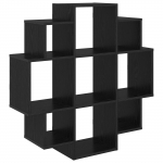 Seinariiul Must tamm 90 x 25 x 90 cm Tehispuit