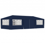 Professionaalne peotelk k&uuml;lgseintega, 4x9 m, sinine 90 g/m&sup2;