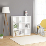Raamaturiiul valge 98 x 29 x 97,5 cm tehispuit