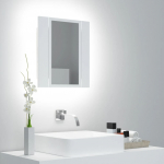 LED-peeglikapp valge 40x12x45 cm, akr&uuml;&uuml;l