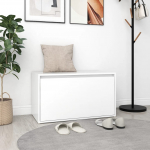 Esikupink 80 x 40 x 45 cm, valge, tehispuit