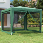 Peotelk 4 v&otilde;rgust k&uuml;lgseinaga, roheline, 3 x 3 m hdpe