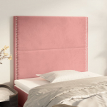 Voodipeatsid 2 tk, roosa, 100x5x78/88 cm, samet