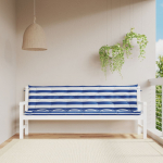 Aiapingi istmepadjad 2 tk, sinise/valge triibuline, 200x50x7 cm