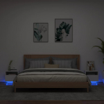 &Ouml;&ouml;kapid LED-tuledega 2 tk, valge, 40 x 39 x 37 cm