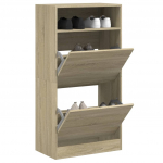 Jalatsikapp, sonoma tamm, 60 x 34 x 116 cm, tehispuit