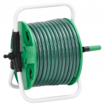 Vabalt seisev voolikurull liitmikukomplektiga, 0,5" 20 m PVC