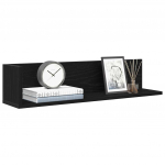 Seinariiulid 2 tk, must, 75 x 16,5 x 16,5 cm, tehispuit