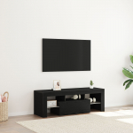 TELERITE JAOKS LED-VALGUSTUSEGA MUST TAMM 120X35X40 CM