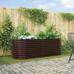 K&otilde;rge peenar pruun 240 x 80 x 81 cm teras