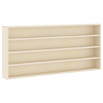 Seina kuvakarp riiuliga Beež 80 x 8,5 x 36 cm Tehispuit