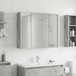 Vannitoa peeglikapp Betoonhall 60 x 14,5 x 50 cm Tehispuit