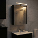 Vannitoa peeglikapp Must tamm 43 x 16 x 62.5 cm Tehispuit